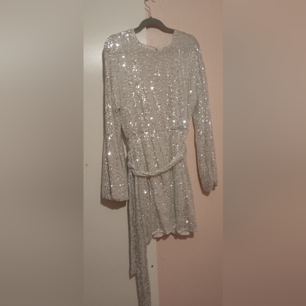 Silver dress 2XX